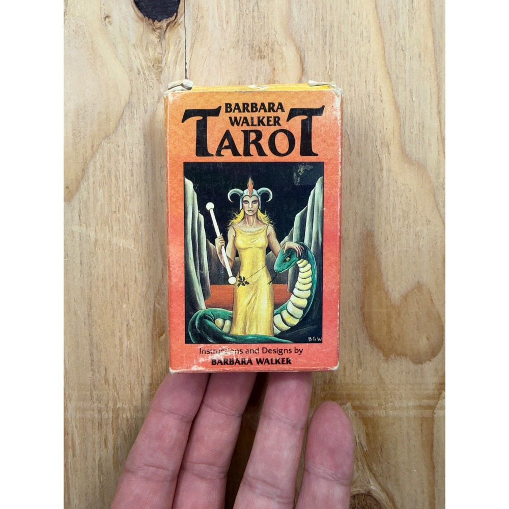 Vintage 1986 Barbara Walker Tarot Deck 78 Cards US Games System Pagan Divination